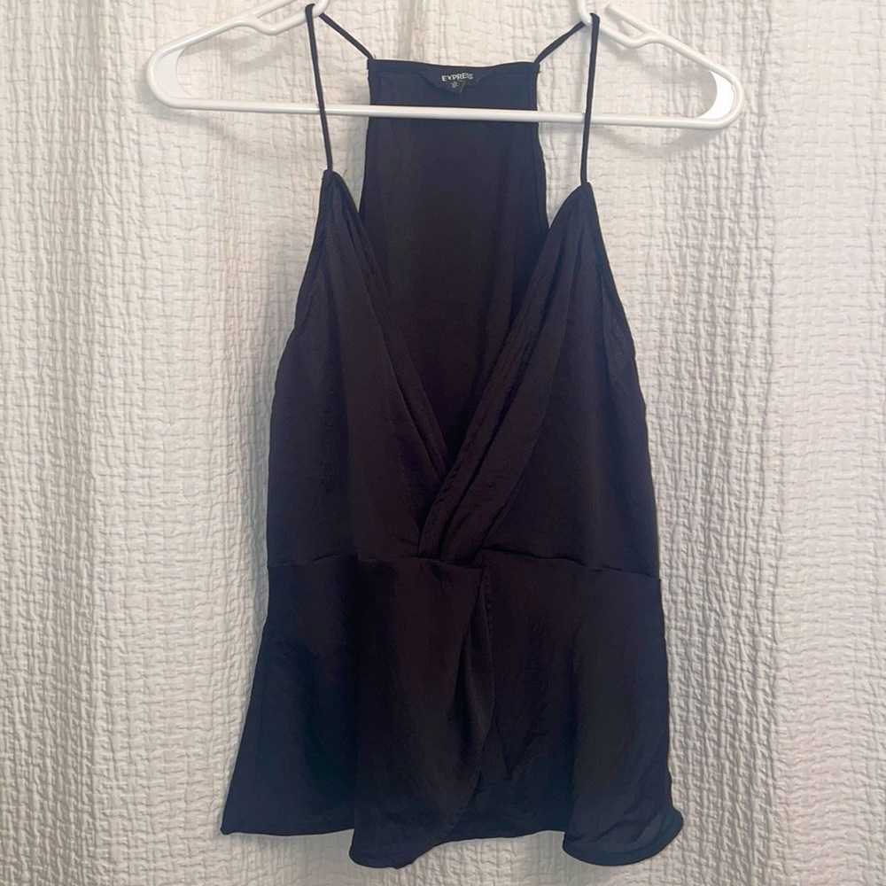 Express Twist Front Tank Blouse